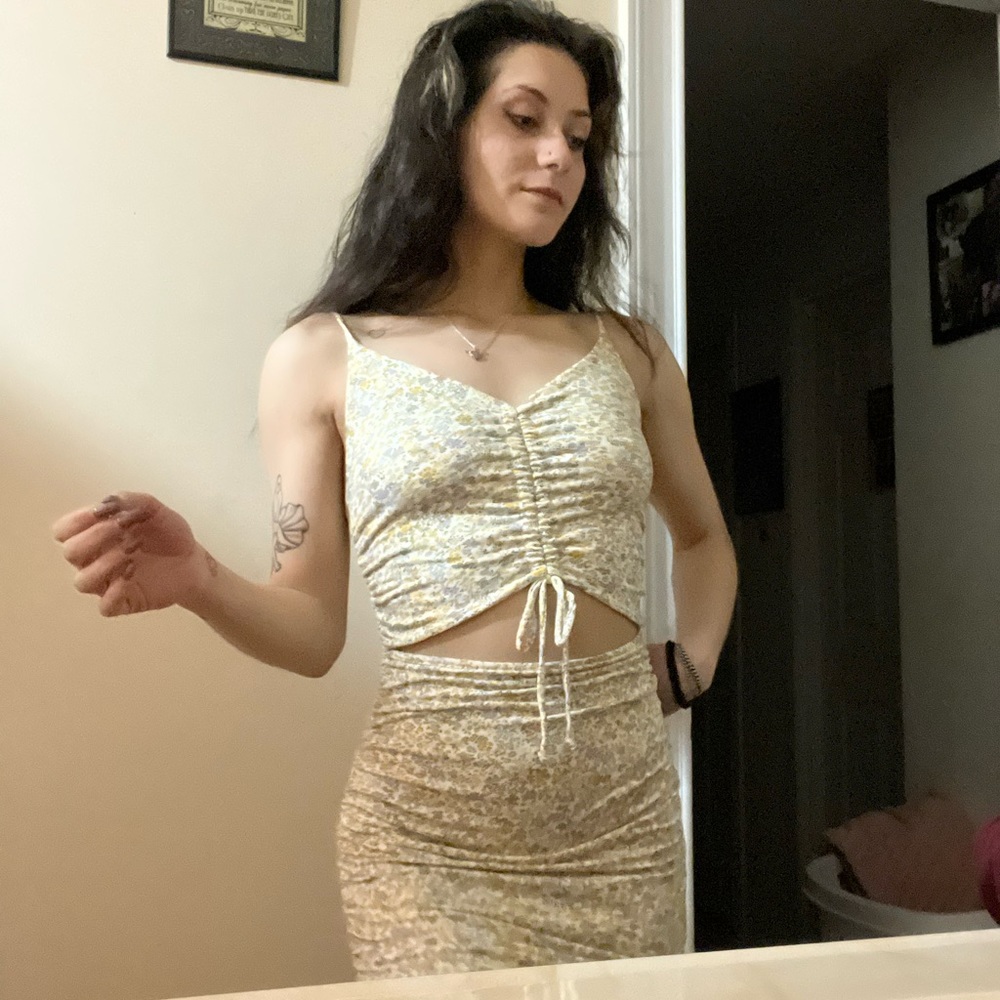 Cute yellow sunny dress